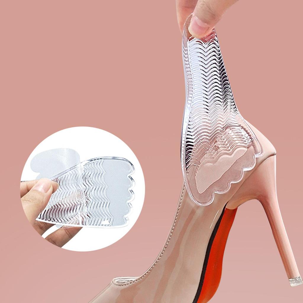 2Pcs High Heel Cushion Inserts Arch Support Shoe Inert Portable Anti Slip Gel Pads for Loose