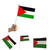 Palestina Handflaggor Livfulla Polyester Bilfönsterflaggor För Free Gaza Frihetsvisning