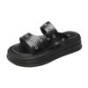 Damen dicke Sohle Einriemen Hausschuhe Sommer Outdoor Große Größen Atmungsaktiv Strand Sandalen Hausschuhe für den täglichen Gebrauch