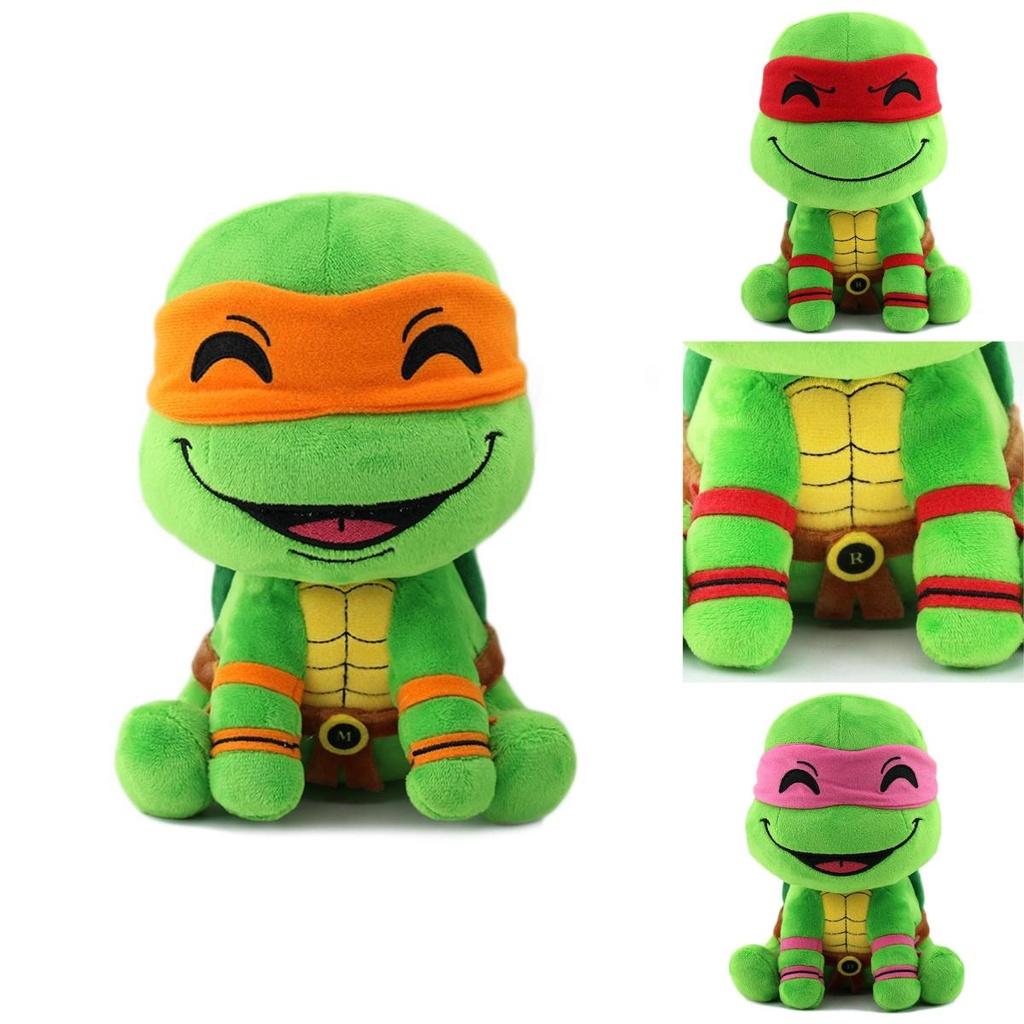 Peluche Tartaruga Ninja Carina Figura Anime Morbido e Coccoloso Giocattolo da Collezione