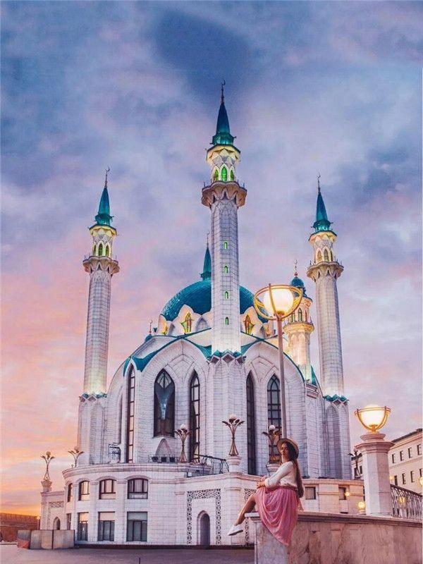 RUOPOTY DIY Frame Painting By Numbers Landscape Wall Art Picture Drawing Picture By Numbers Castle For Living Room