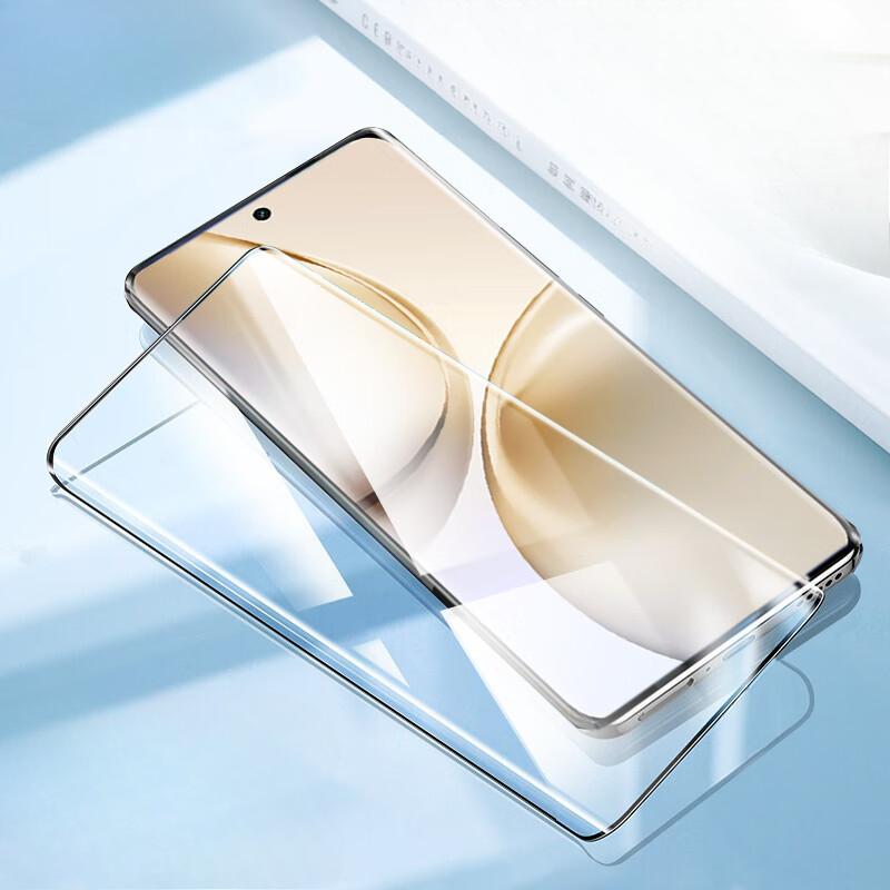 4PCS [2+2 Pack] HD Clear For Realme 14 Pro+ Realme 14 Pro 5G Glass Curved Edge Screen Protector Tempered Glass For Realme 14 Pro Plus Lens Film