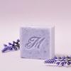 Meltmarble Vegan Healing Lavender Bergamot Face & Body Bar, 1 Pcs, 100g