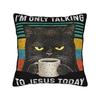 Decorative Pillowcases Im Only Talking to Jesus Today  Merch Living Room  Throw Pillow Case Cover Zippered Multi Size