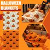Halloween Pumpkin Throw Blanket for Couch Sofa - Cozy Decorative Blanket for Holiday Warmth