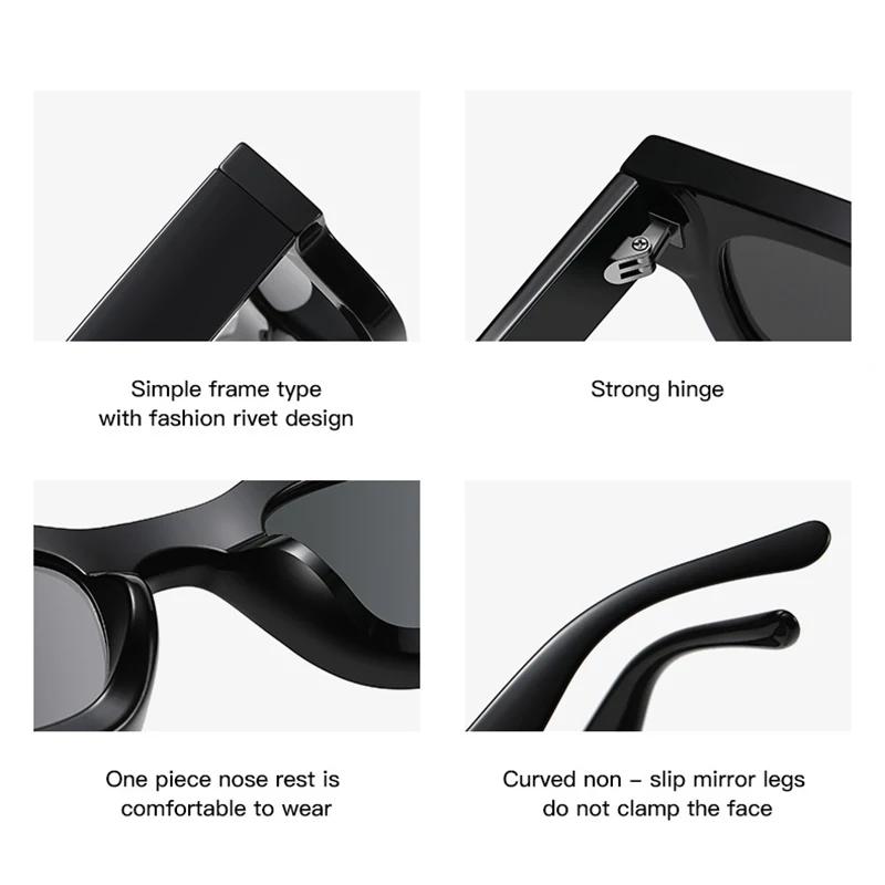 New Trend Fashion Small Square Sunglasses Women Ins Popular Retro Punk Glasses Men's Trending Sunglasses Shades For Men UV400