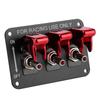 Interruttore a Levetta Combinato 12V 20A per Veicoli da Corsa, Pannello Interruttori e Relè di Accensione Motore per Auto Camper