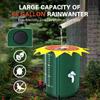 Multipurpose Foldable Water Storage PVC Bucket 13 Gallon Capacity Outdoor Camping Gardening Rain Collection Container