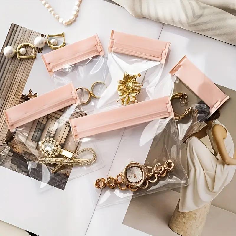 1/3/5/10Pcs Thicken Zipper Sealed Bags Clear Plastic Storage Bag for Small Jewelry Food Packing Reclosable Zippers Sealing Bag