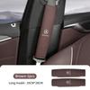 XDFMN1 Hot 2026 New For Benz For Mercedes Benz 2pcs Leather Car Seat Belt Cover Shoulder Protection Pad W211 W124 W176 W177 C180 C200 C