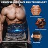 Smart Abdominal Toning Belt EMS Muscle Stimulator Toner Waist Abs Trainer Body Slimming Home Fitness Massager USB Recharge