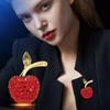 Fashion Rhinestone Little Apple Brooches For Women Clothes Coat Jewelry Accessries Gift