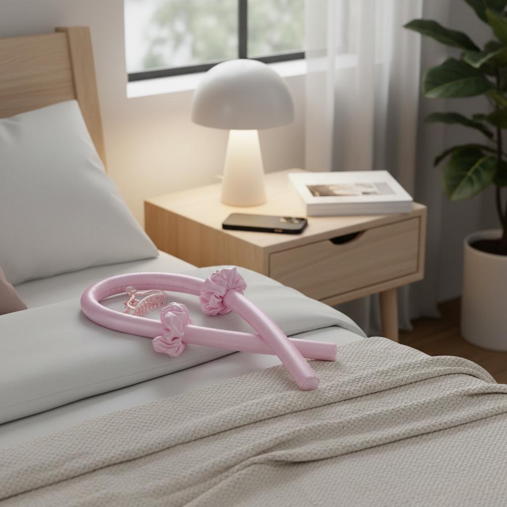 Curling roller, curling iron, hair curlers + clip and rubber bands