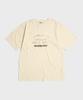 Beulonseun Double V Insert Crew Neck Tee Cream