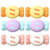 1 Pair Silicone Candy Charger Cable Protector Mobile Phone Charging Cord Saver Non-Slip Universal Data Wire End Protection Wrap Cover
