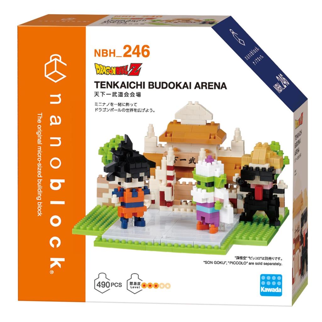 Kawada Nano Block Dragon Ball Z Tenkaichi Budokai Venue NBH246 4.5 X 14 X 14cm 12 Years Old and Up Interior Hobby NBH246