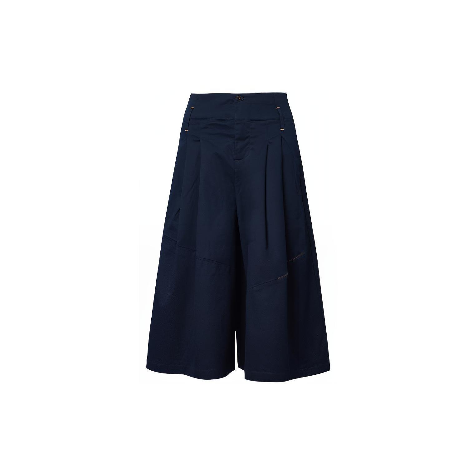 (WMNS) Converse Culotte Pants Asia Sizing Navy Women s 10020991-467 L