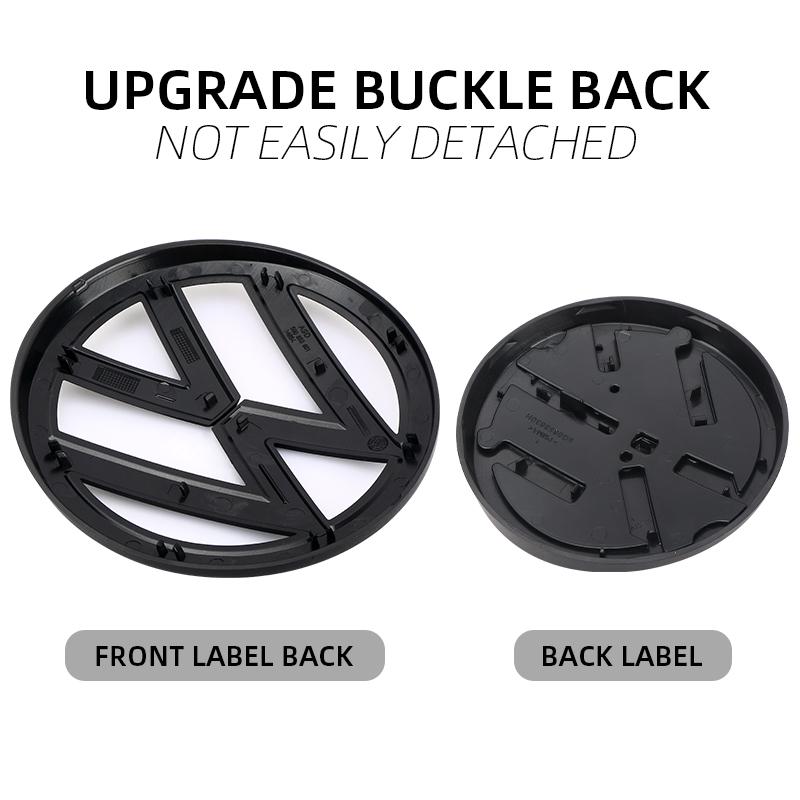 2026 Nové Pro VOLKSWAGEN VW 2ks Lesklý černý Matný černý znak přední mřížky a znak zadního kufru Pro Volkswagen VW Golf 5 MK5