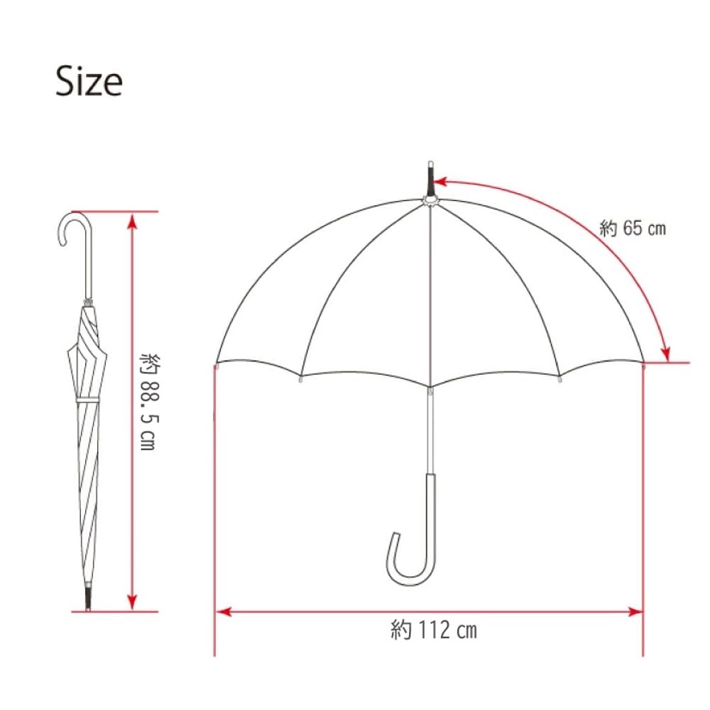 OUTDOOR PRODUCTS Umbrella Brand Fiberglass Windproof Durable 65cm 10002530 Navy Men's