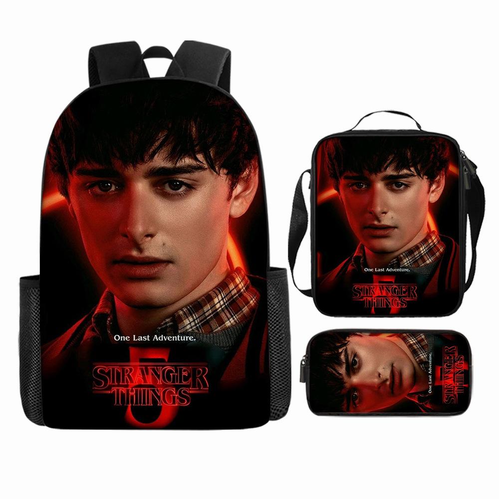 Stranger Things5 Rucsac pentru copii+geantă de umăr+etui pentru creioane KTB