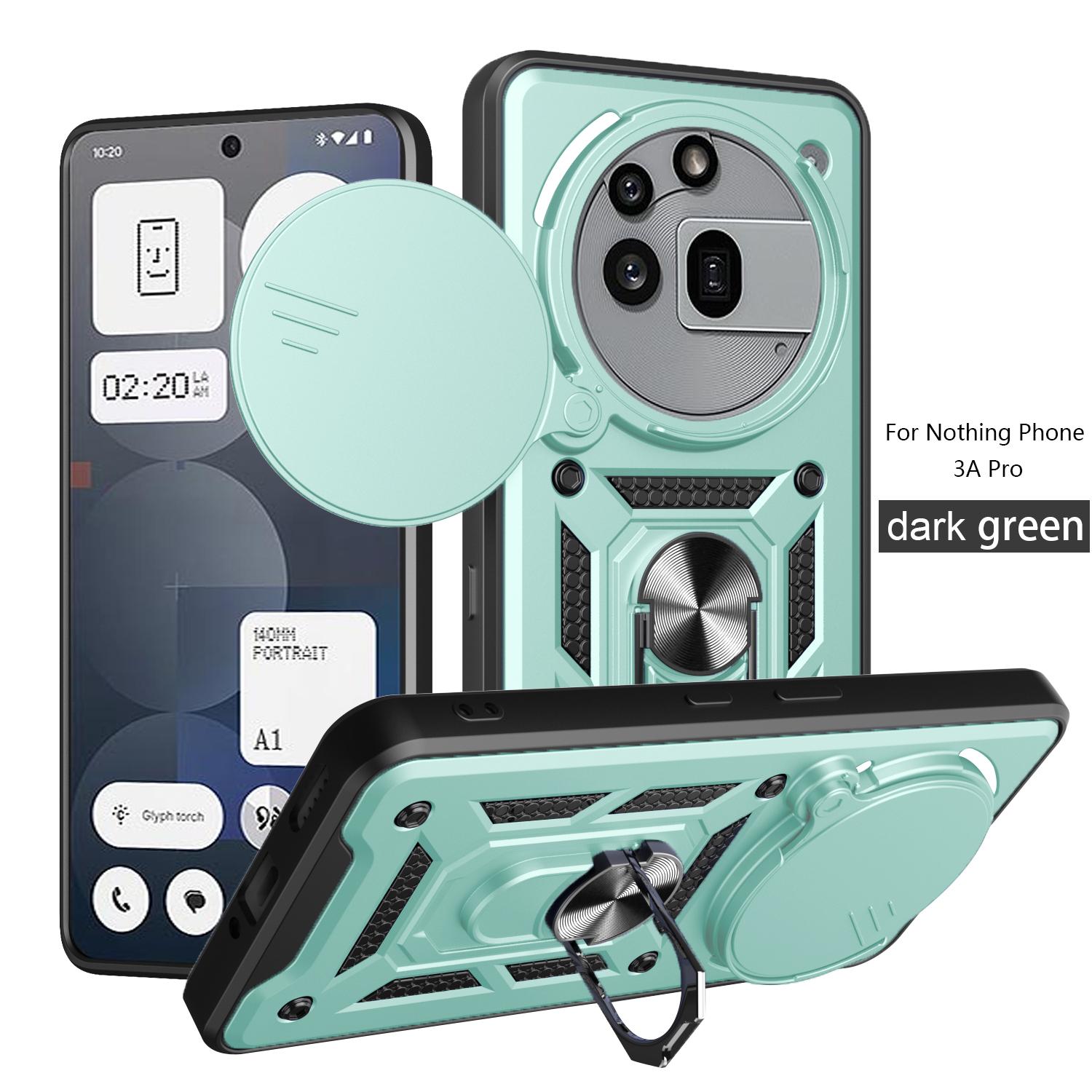 

For Nothing Phone 3A Pro Case Nothing Phone 3a Pro Cover Magnetic Ring Holder Armor Phone Case Slide Camera Protect Back Cover Nothing Phone (3a) Pro