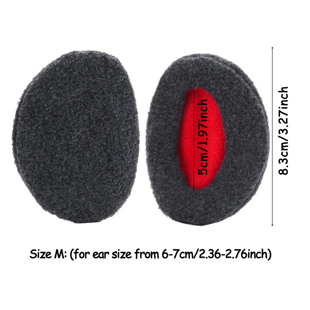 Winter Women Man Bandless Ear Cover Ear Warmers Earbags Fleece Earmuffs