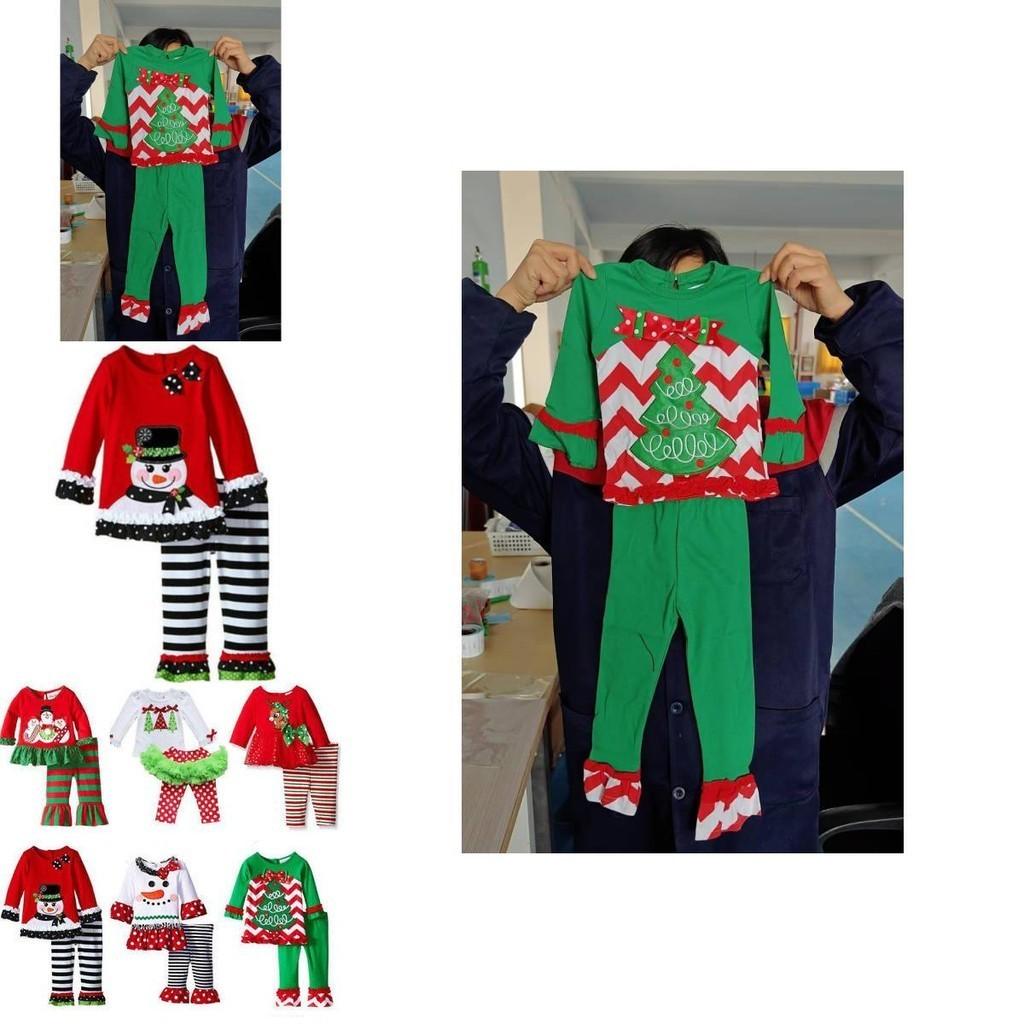 Weihnachtskleidung Kinder Nikolaus Set Kinder Spitzenhose Zweiteiliges Set