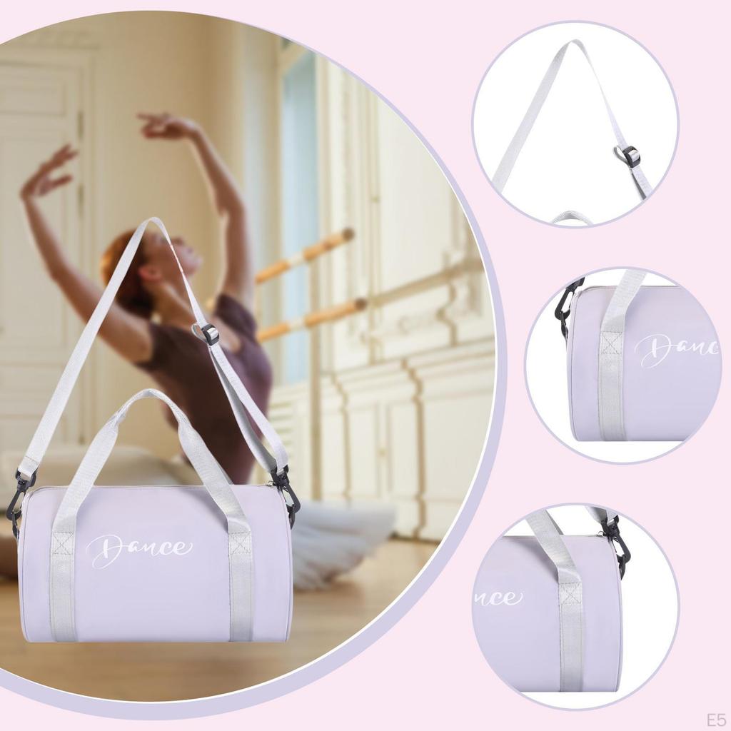 Taneční taška pro dívky s popruhem Duffle Gym Weekender Gymnastika