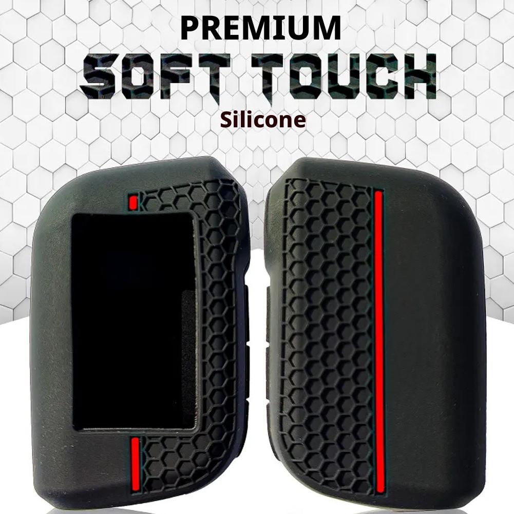 1/2/3PCS Silicone Car Key Case Cover Shell Fob For Starline A93 A63 Russian Version Two Way Car Alarm Remote Controller Keychain