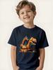 Creative children's tops, car enthusiasts, dinosaur enthusiasts, exclusive street style base layer.