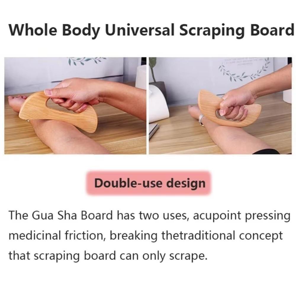 Wood Wooden Gua Sha Board Anti-Cellulite Body Meridian Massager Massage Board Back Massage