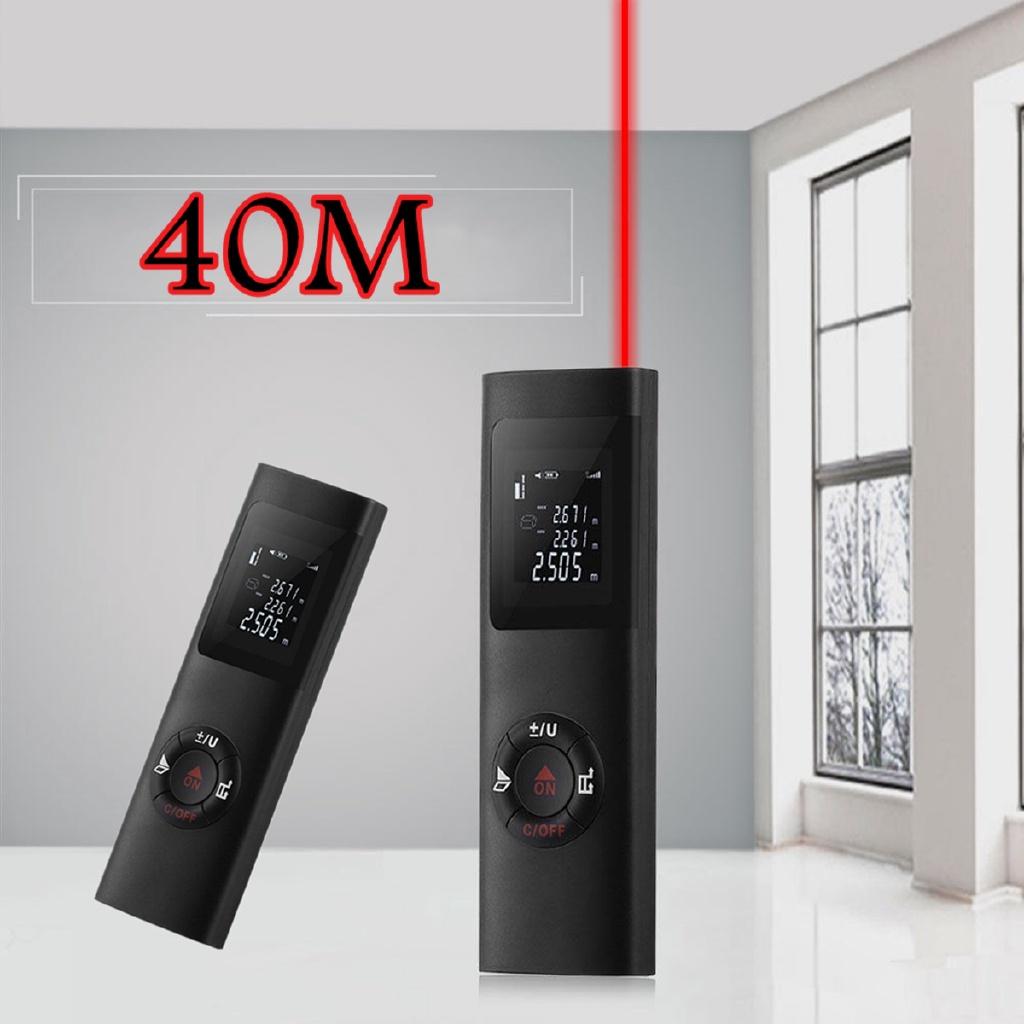 40m/131Ft Mini Digital LCD Laser Distance Meter Range Finder Measure Diastimeter