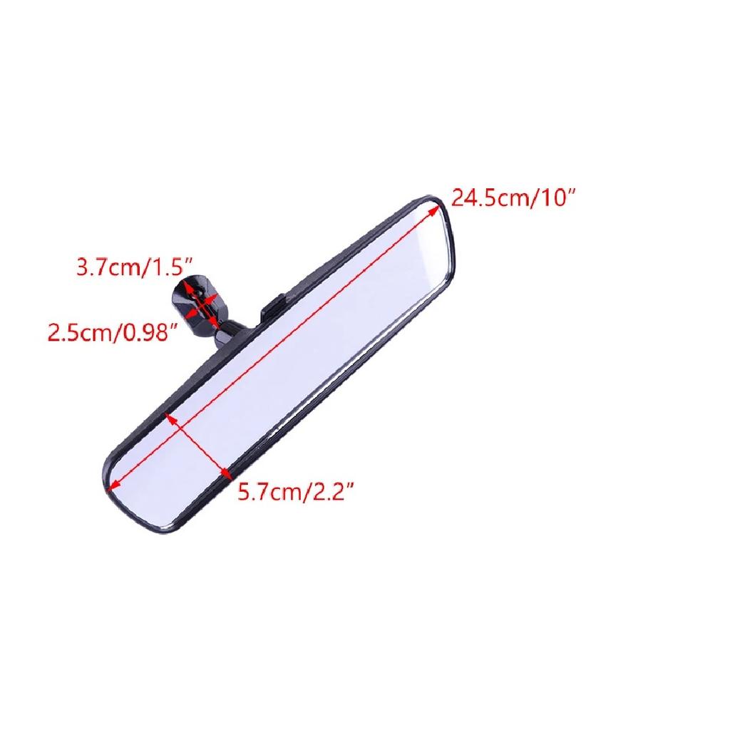 10 Inch Universal Car Vehicle SUV Truck Boat Interior Rearview Rear View Mirror New