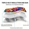 1Pcs T-Rex Dinosaur Pattern Windshield Sunshade UV Rays Heat Blocker Keeps Vehicle Cool Unique Design Fit Sedans SUVs Trucks