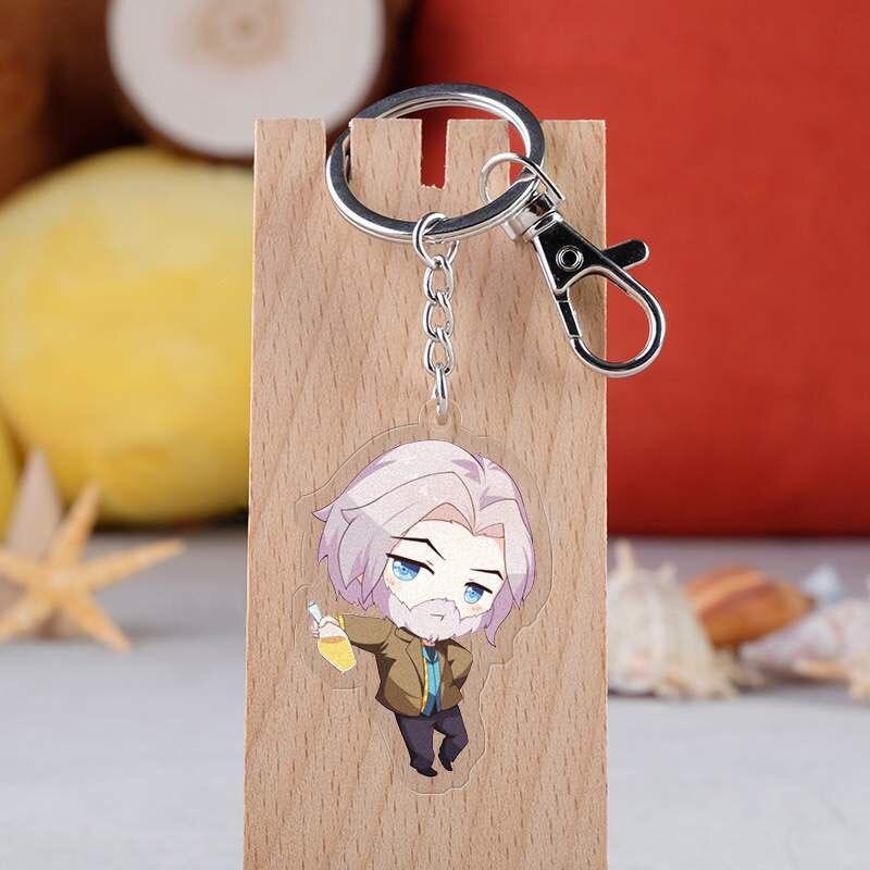 Anime Acrylic Double Side Keychain Cosplay Connor Pendant Keyring