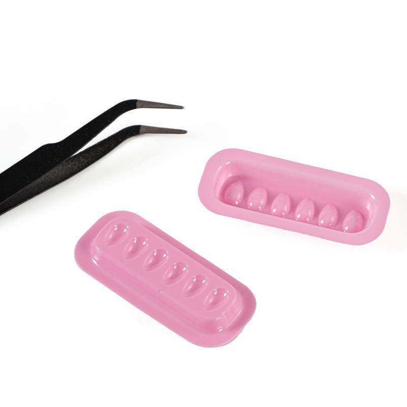 Eyelash Extension Glue Pad Disposable Pallet 100Pcs Adhesive Stand For Lashes Clean And Convenient For Makeup Studios