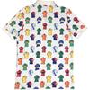 Polo Ralph Lauren Classic Fit All Over Print Mesh Polo Shirt Men tops White 710864994-001