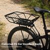 Rear Bike Basket Sturdy Foldable Portable Compatible for Commuters,
