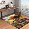 1PC Custom Name Highland Cow In Flowers Theme Floor Mat Ideal for Living Room, Game Rooms, Office, Bedroom,Floor Mat Playful Design187