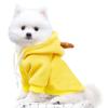 Pet Hoodie Warm Fleece Pullover Soft Comfortable Winter Outfit with Hood and Drawstring for Small Medium Dogs and Cats