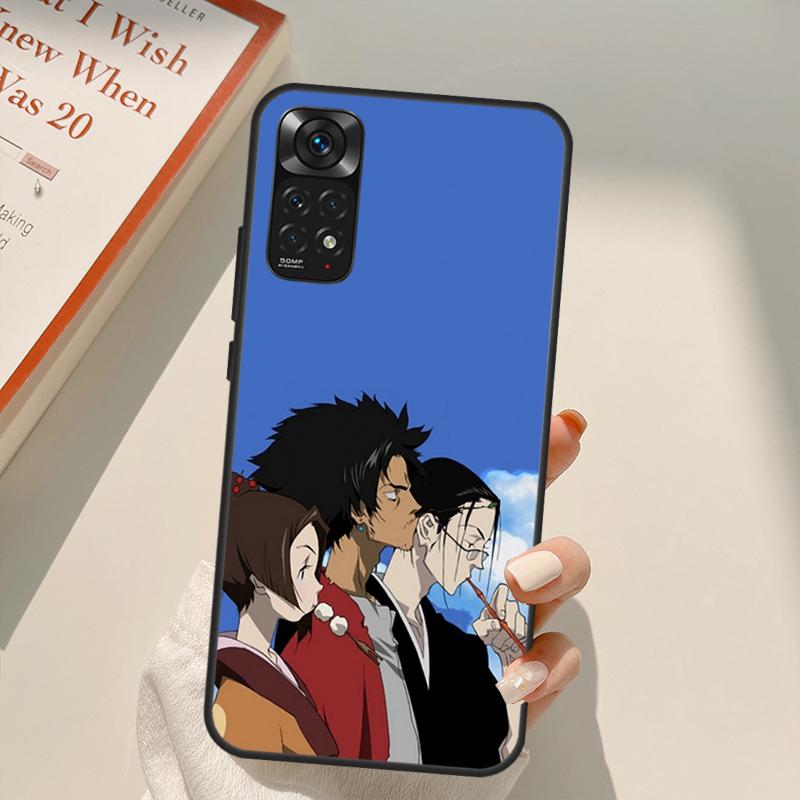 Anime Samurai Champloo Case For Xiaomi Redmi Note 11 10 9 8 Pro Note 11S 10S 9S 8T K50 K40 9A 9C 10A 10C Cover