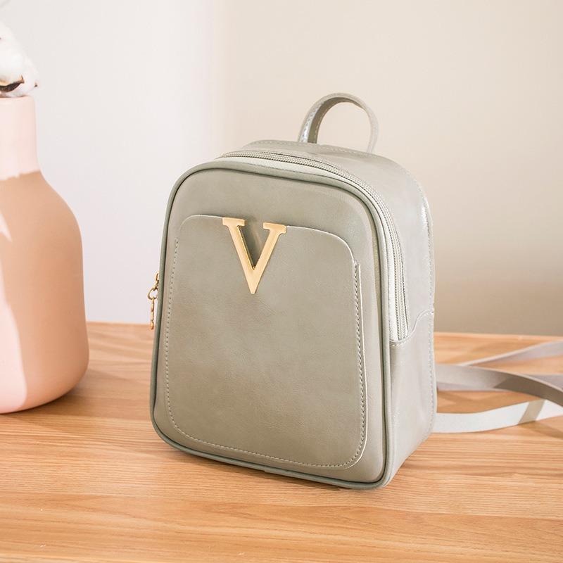 Bag women's new shoulder font multi-functional backpack fashionable large-capacity student bag