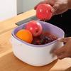 Fruit and Vegetable Washing Machine Double Layer Efficient Time Saving Multifunctional Electric Vegetable Washing Basket