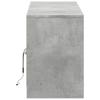 Vidaxl Szafka Pod Tv Z Led, Szarość Betonu, 139,5X34X50 Cm