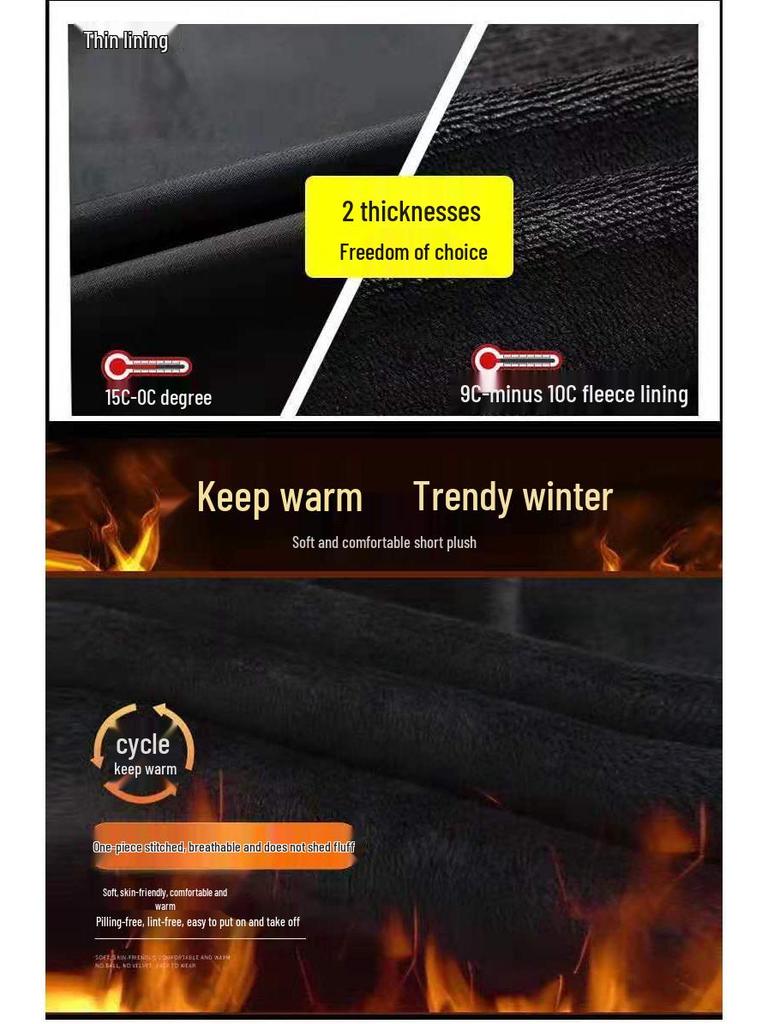 Ανδρικό Στενή Γραμμή Business Casual Δερμάτινο Μπουφάν PU - Μαύρο, Έκδοση Άνοιξη/Φθινόπωρο