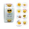 Stickers 500 Pcsroll  Face Encouragement Reward Sticker Children Toy Decoration Sticker Label
