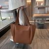 Women Large Capacity Shoulder Bags High Quality PU Leather Retro Tote Bags