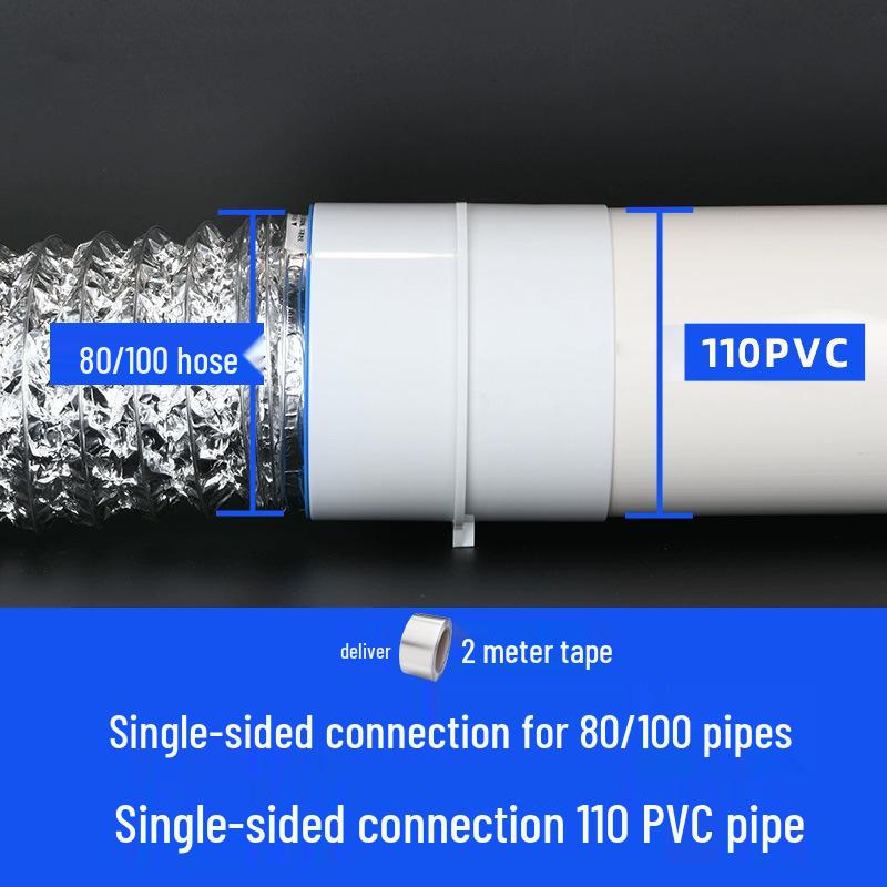 Anti-Odor Bathroom Ventilation Valve & Heater 110 PVC Pipe Backflow Preventer
