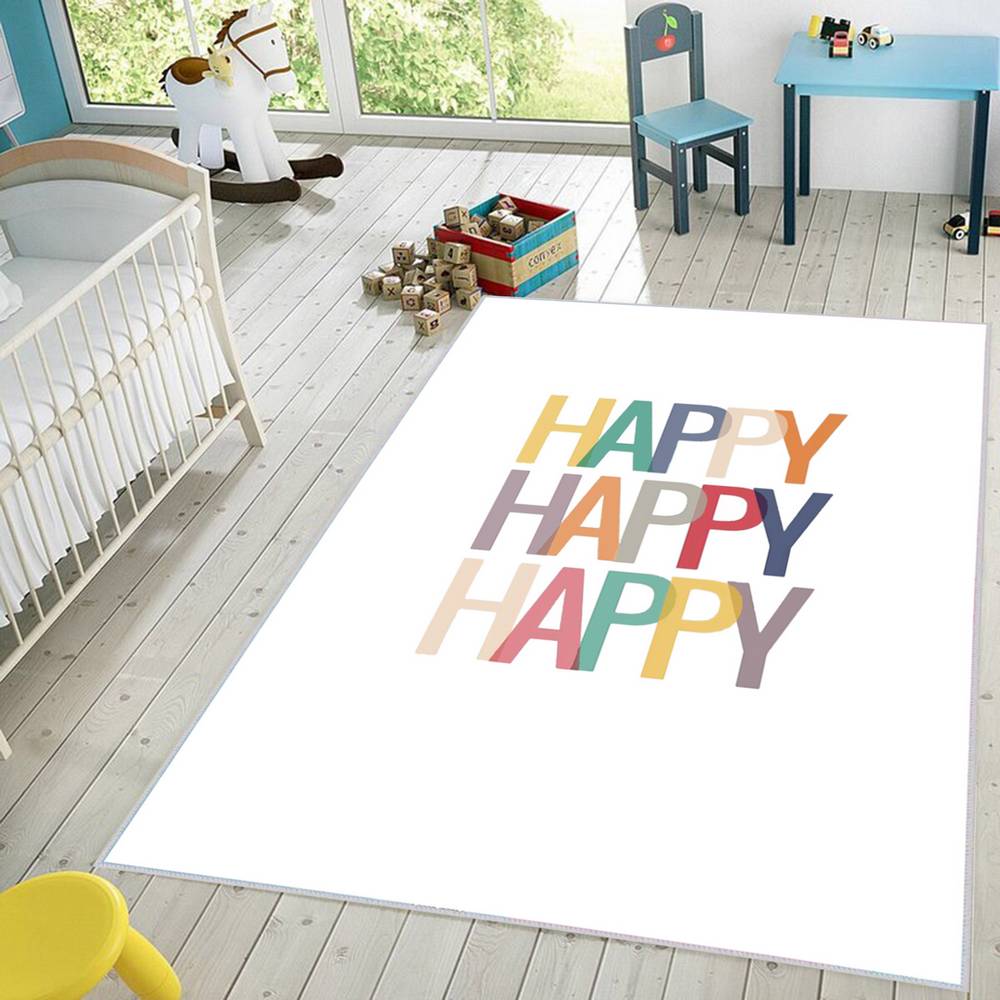 

Rovigo Home Моющийся ковер с принтом RGHM4013 80X150 белый