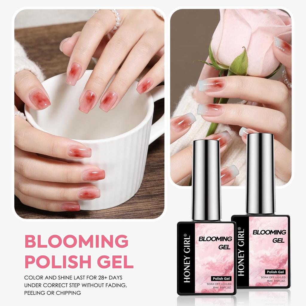 Gradient Brightening No-Wipe Matte Strengthening Gel Nail Adhesive